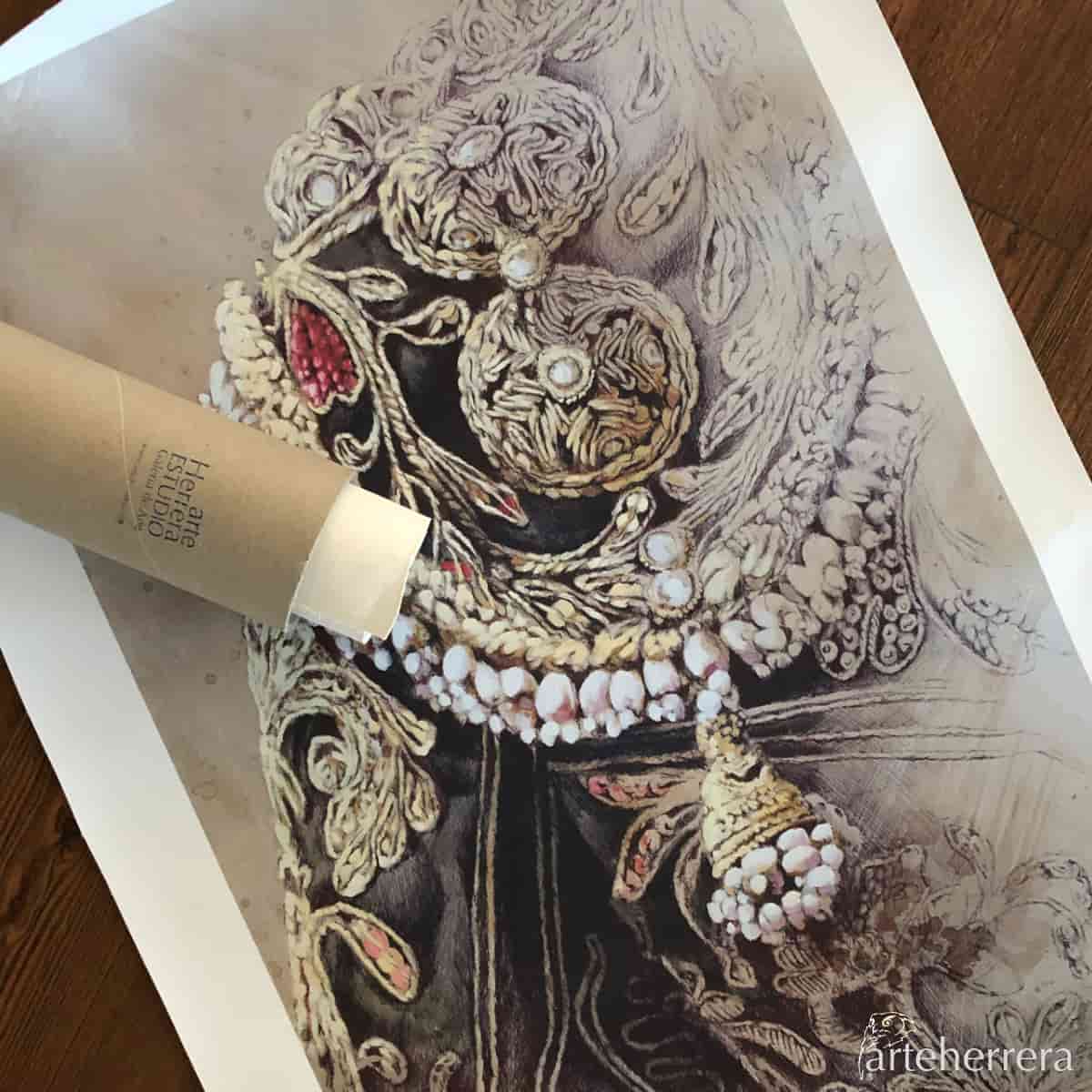 corazon purpura torero traje de luces herrera lienzo