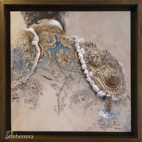 purisima y oro torero herrera mediano enmarcado