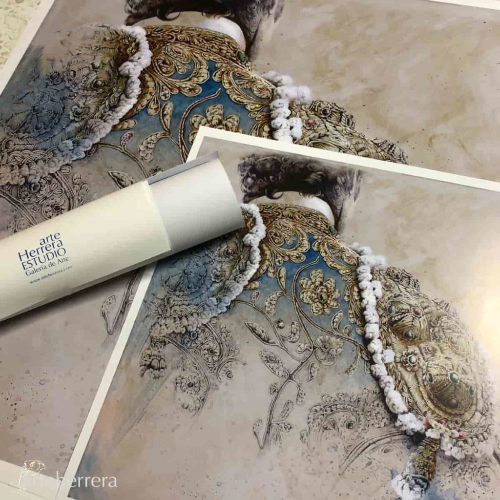 lamina purisima y oro torero arteherrera