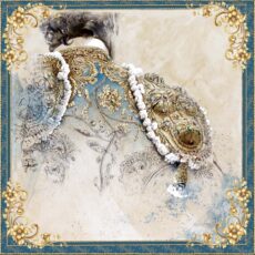 90 x 90 BLUE BULLFIGHTER HANDKERCHIEF