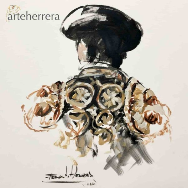 boceto torero oro.y negro herrera