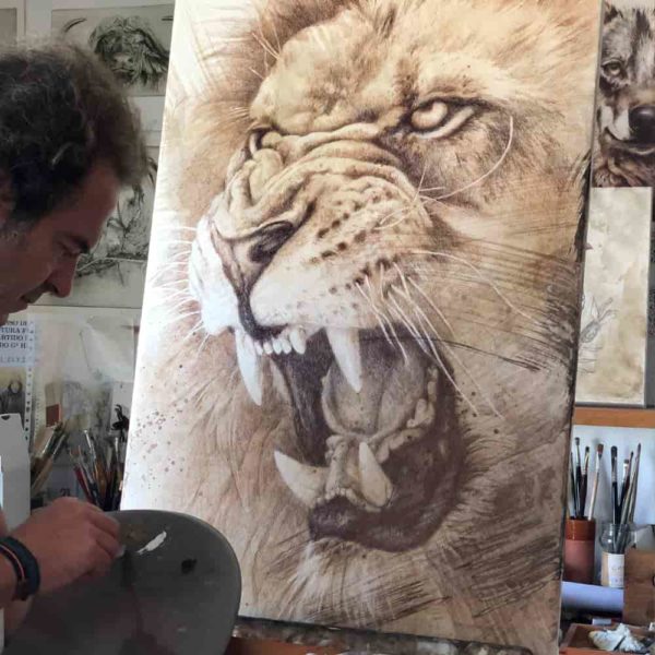 leon cuadro herrera dibujo arteherrera