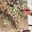 uvas blancas bodegon cuadro arteherrera