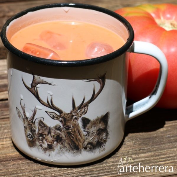 taza mug venado arteherrera caza gazpacho