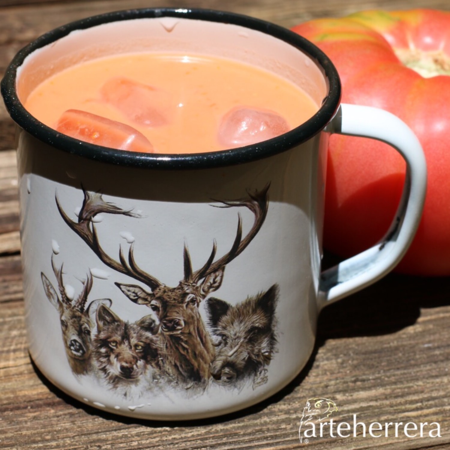 taza mug venado arteherrera caza gazpacho