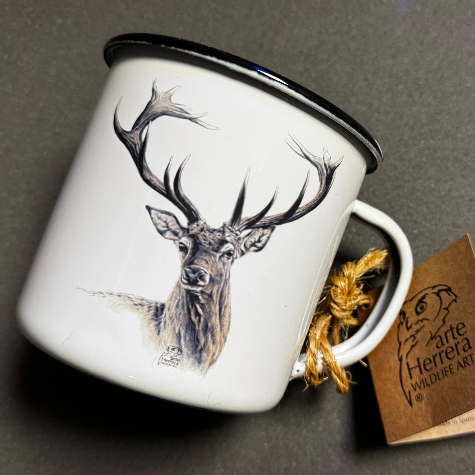 taza mug venado arteherrera caza regalo