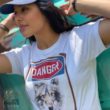 danger lobo camiseta arteherrera blanca modelo