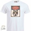 danger lobo camiseta arteherrera blanca web