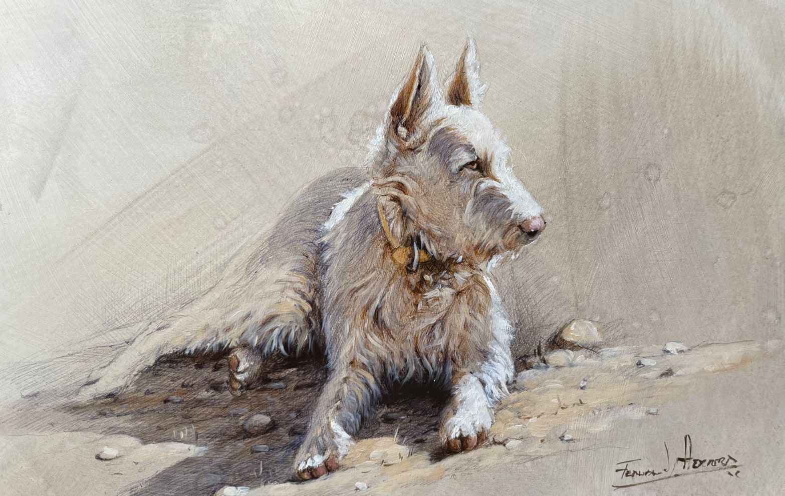 podenco oleo rahala herrera