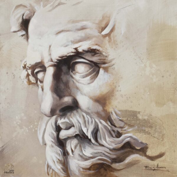 poseidon obra de arte herrera dios