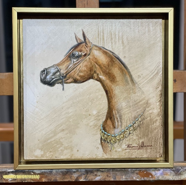 Cabeza caballo árabe 