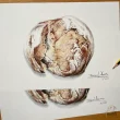 lamina pan hogaza dibujo herrera