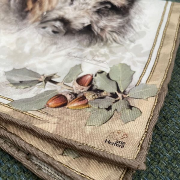 Pañuelo Fauna 70x70 herrera caza jabali