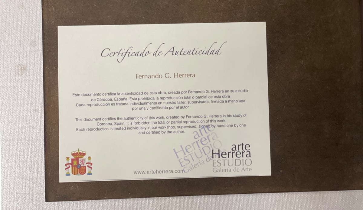cuadro cebra herrera certificado cuadro cebra herrera certificado