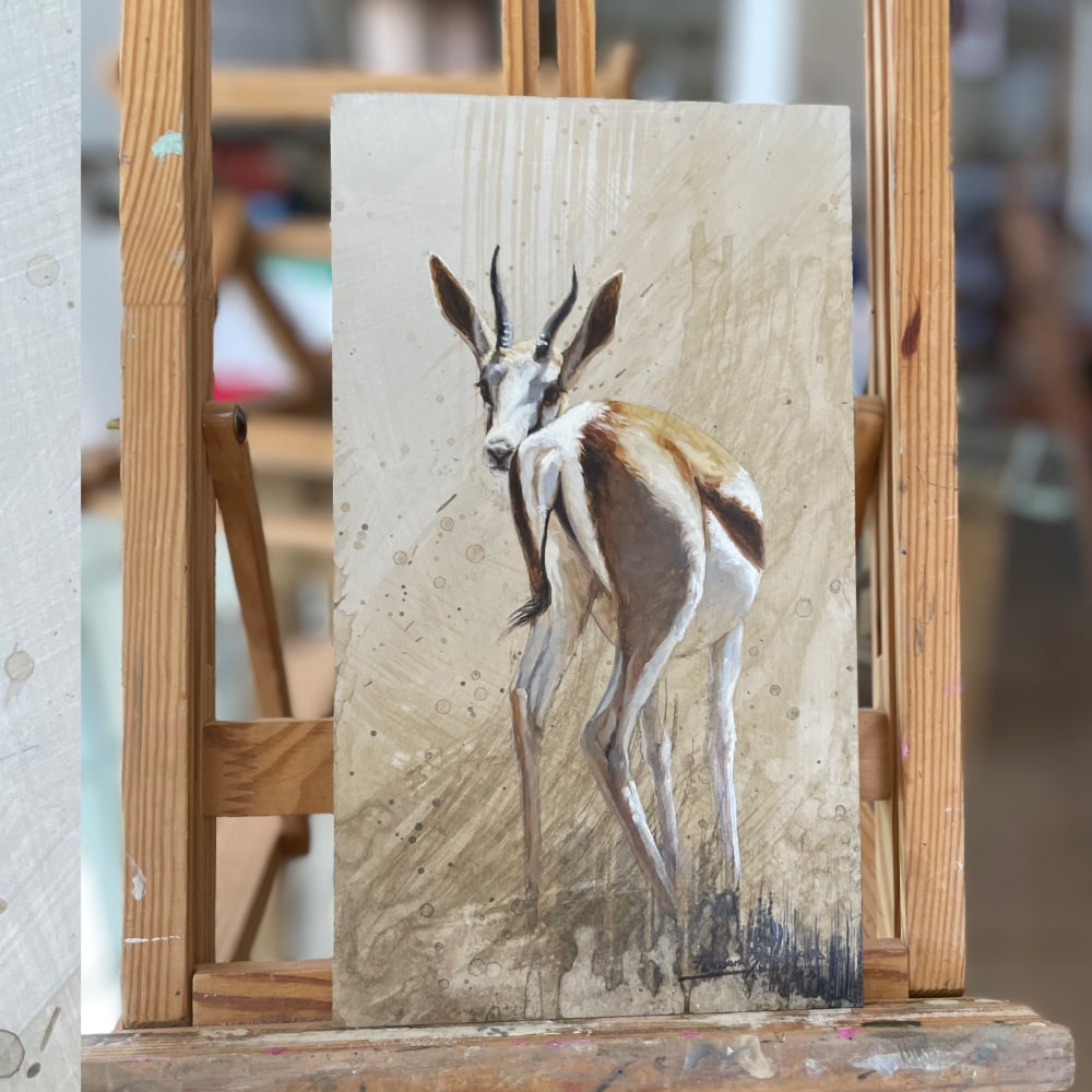 oleo sringbuck herrera wildlifeart oleo sringbuck herrera wildlifeart