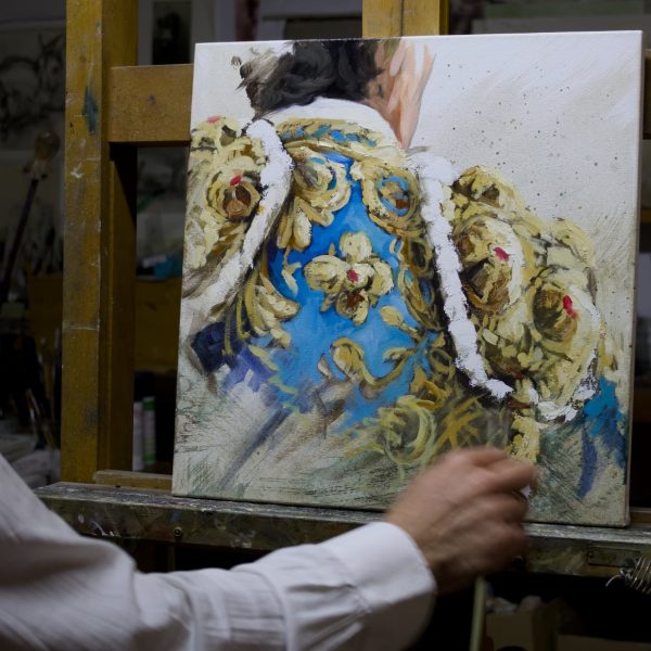 torero cuadro oleo herrera arteherrera