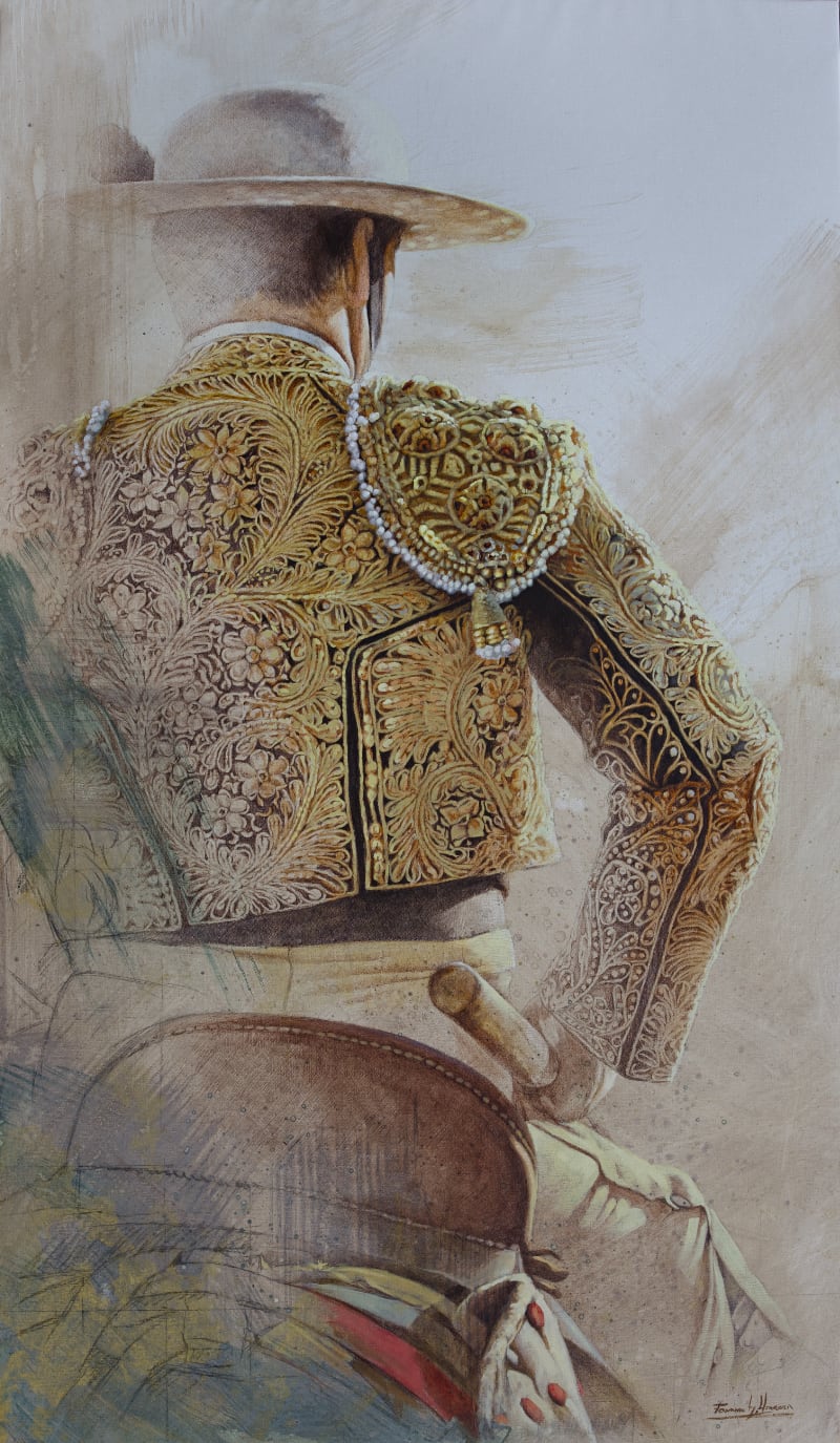 torero picador toro herrera arte taurino