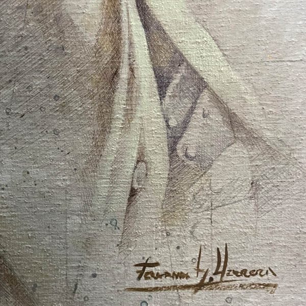 torero picador toro herrera firmado