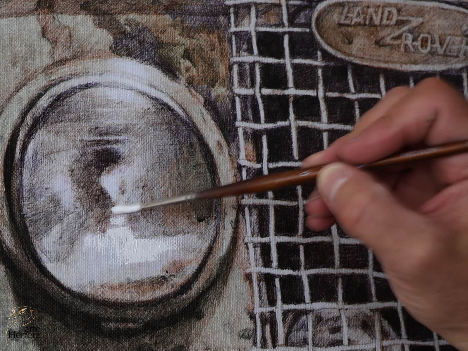 leopardo cuadro lienzo land rover arte herrera canvas print leopard 2