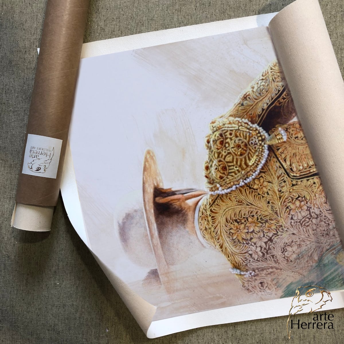 lienzo picador torero herrera