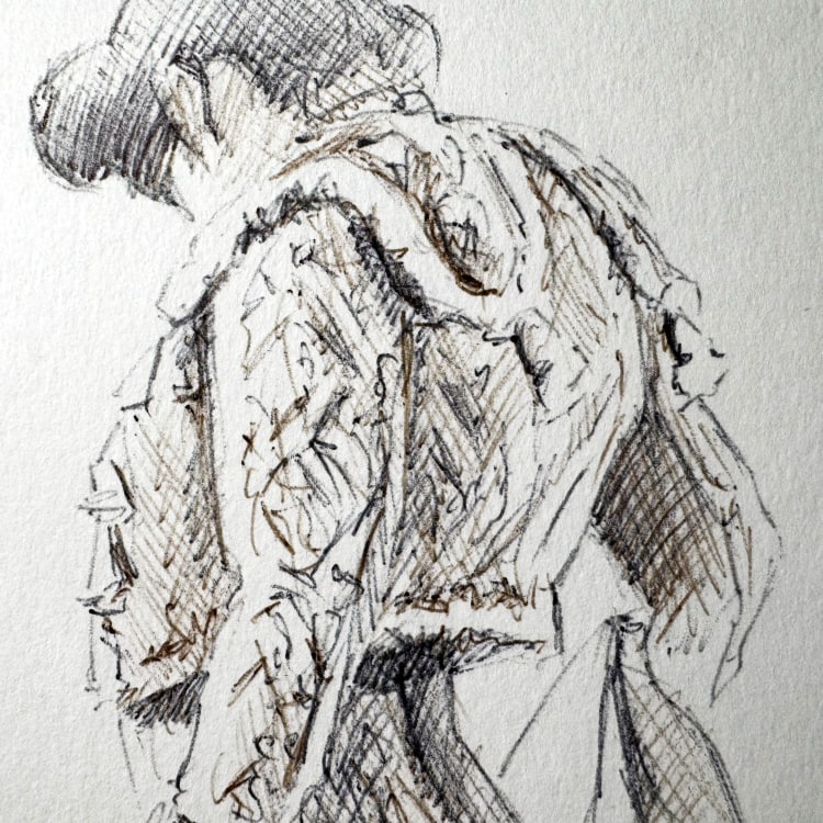 dibujo torero herrera toro