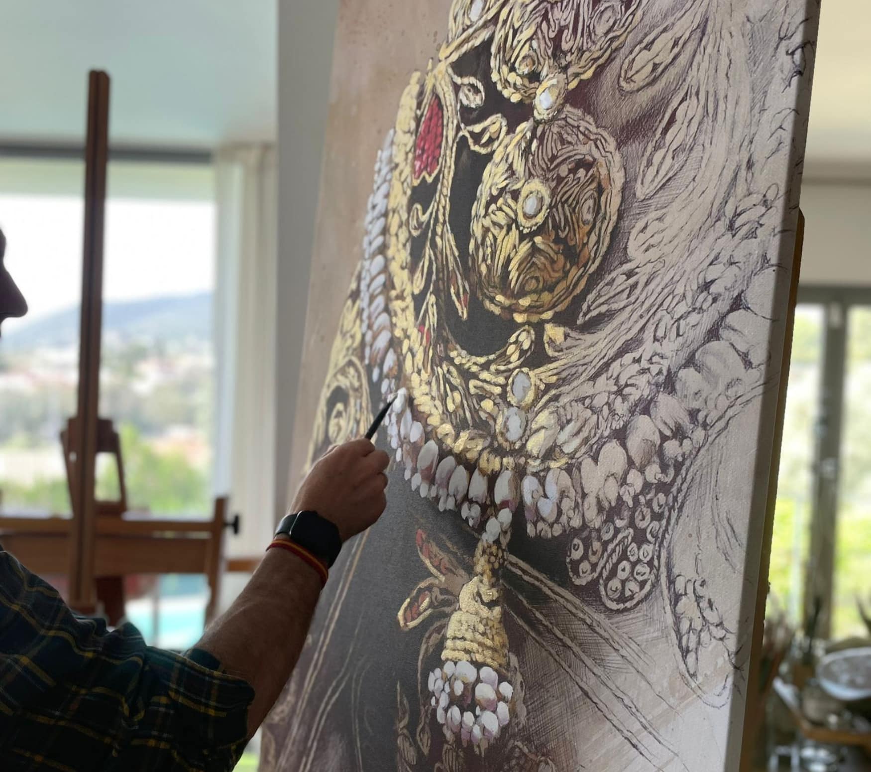 cuadro torero herrera corazon purpura