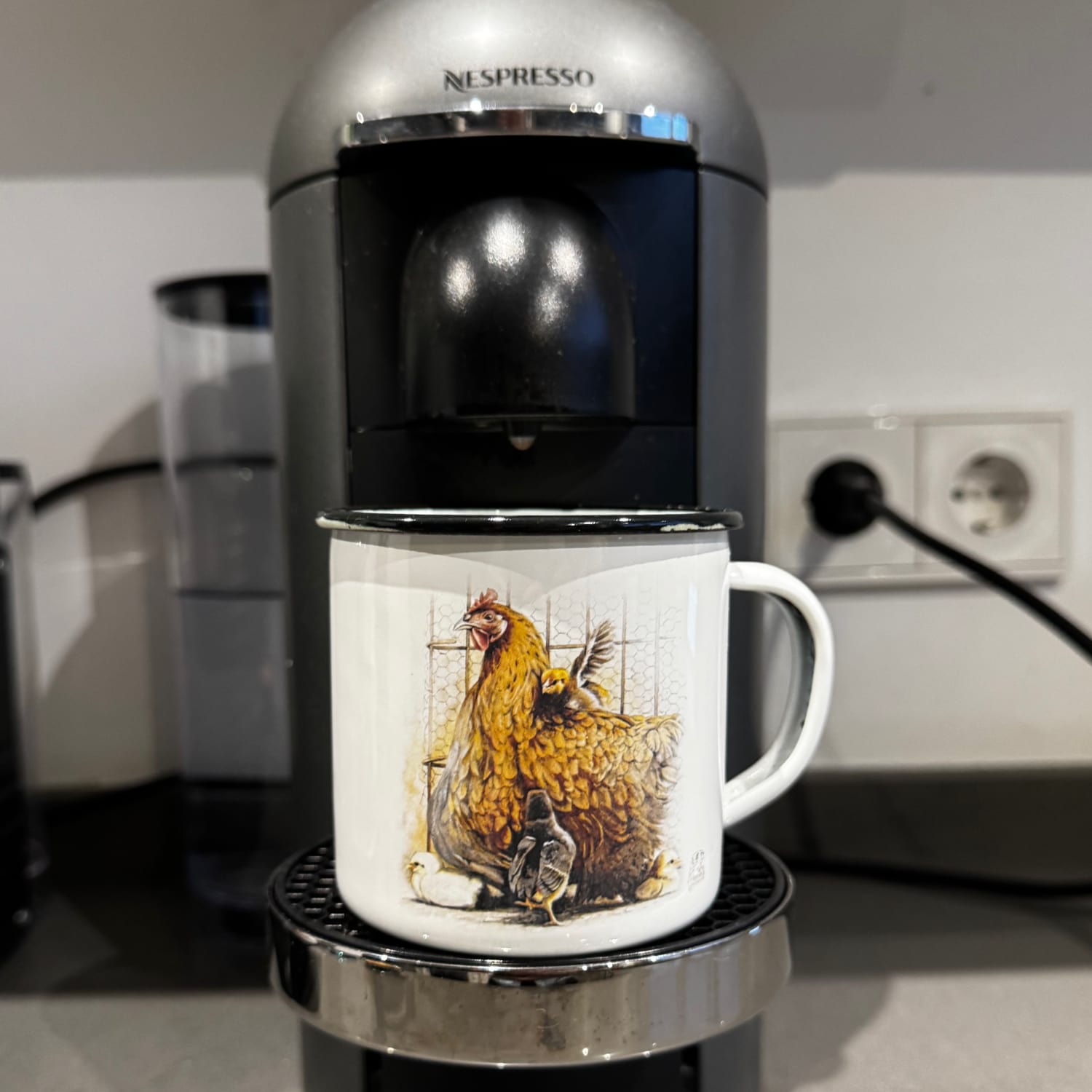 taza gallina y pollitos arteherrera nespresso