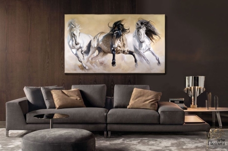 cuadro caballos comprar deco herrera