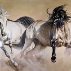 EQUOS /La Fuerza y Elegancia del Caballo Capturadas en Óleo