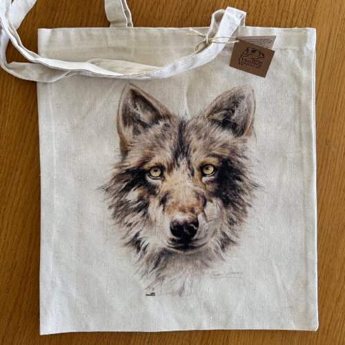 bolsa algodon lobo persobanlizada