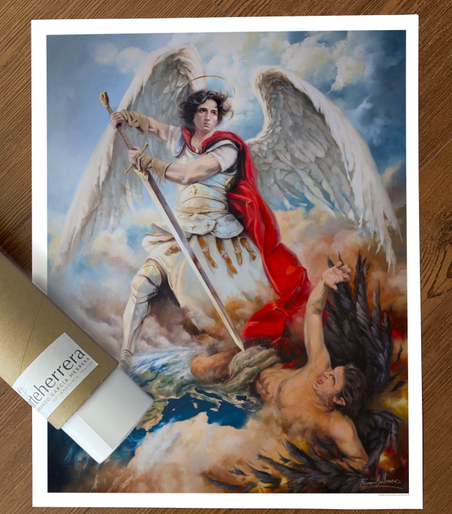 lamina san miguel arcangel comprar herrera lamina san miguel arcangel comprar herrera