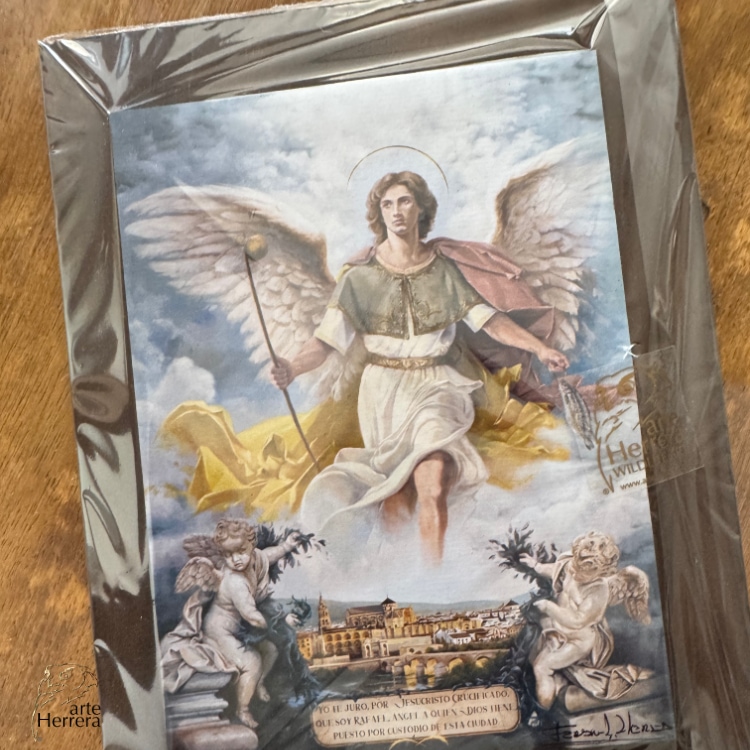 san rafael arcangel cuadro comprar herrera san rafael arcangel cuadro comprar herrera