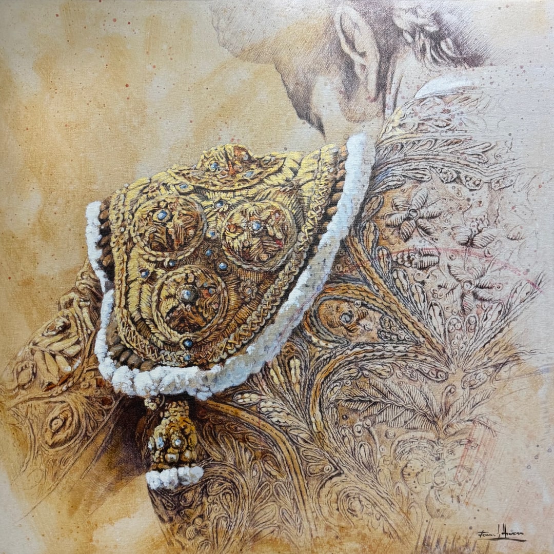 cuadro torero pintado a mano herrera morante
