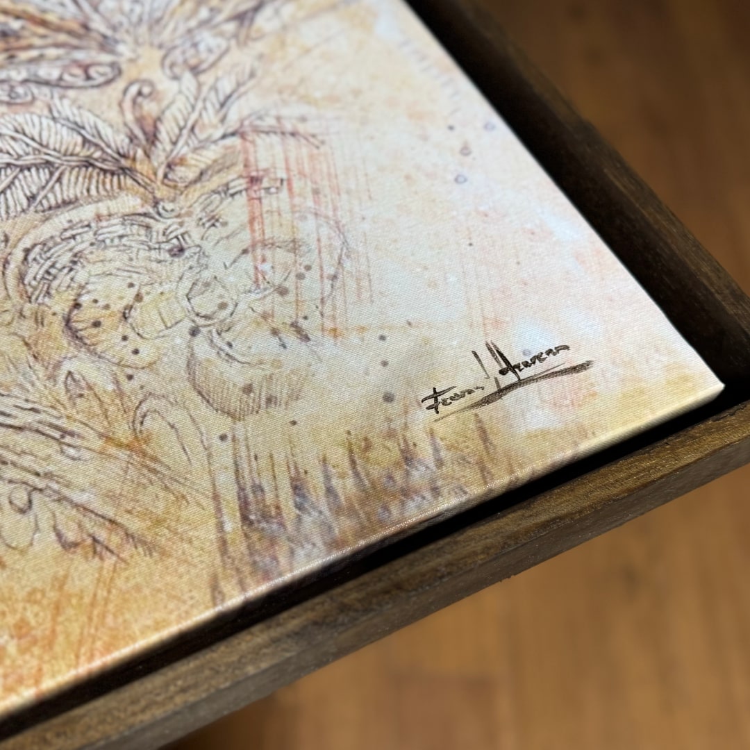 cuadro torero pintado a mano herrera