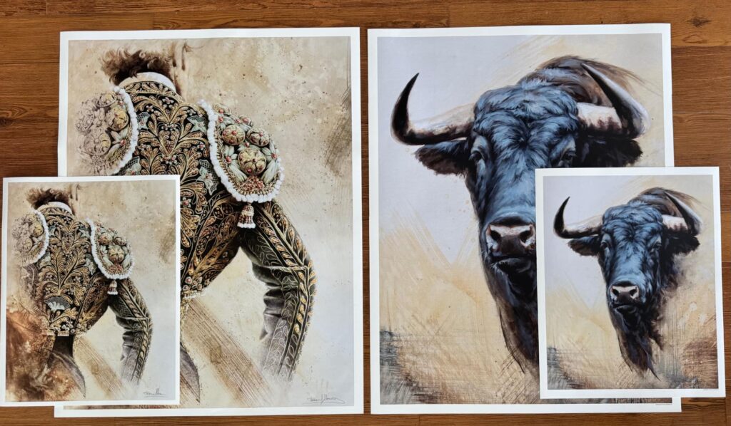 pareja laminas taurinas herrera