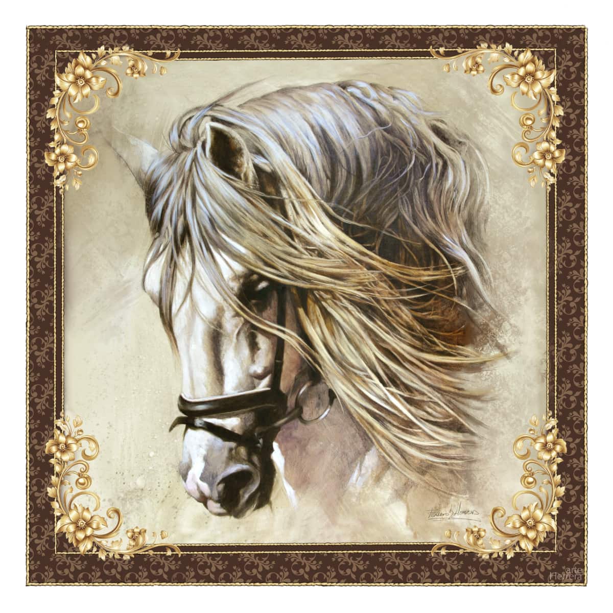 pañuelo seda caballo hombre arteherrera