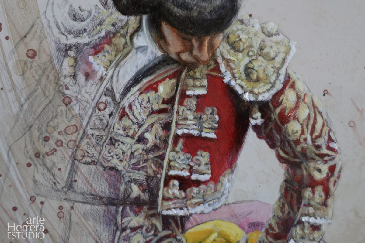 oleo torero morante cuadro oleo herrera 2