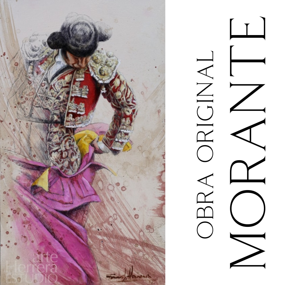oleo torero morante cuadro oleo herrera arteherrera