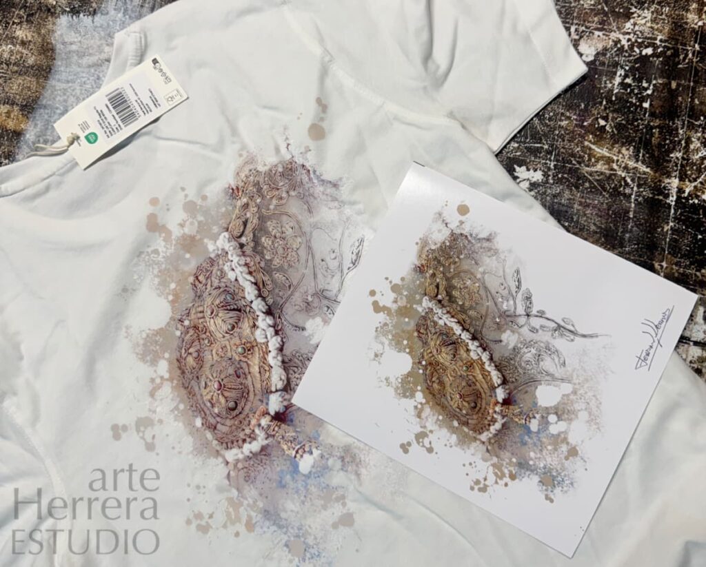 camiseta arteherrea regalo lamina